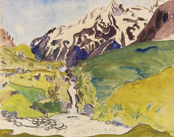 Erich Heckel - Watercolor
