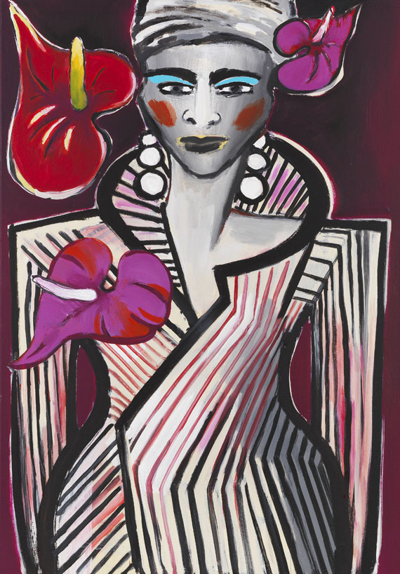 Elvira Bach - Acrylic on canvas