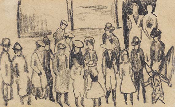 August Macke - Pencil drawing