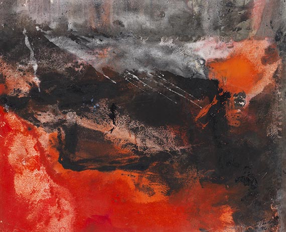 Fred Thieler - Mixed media on canvas