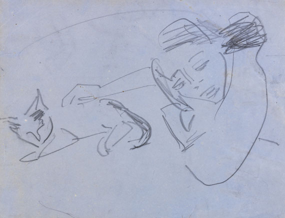Ernst Ludwig Kirchner - Pencil drawing