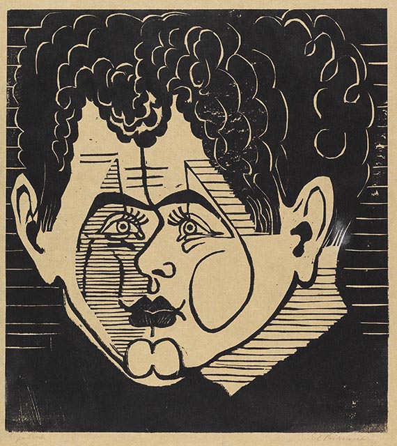 Ernst Ludwig Kirchner - Woodcut