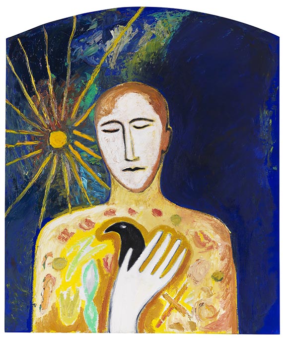 Mimmo Paladino - Oil on canvas