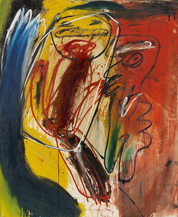 Walter Stöhrer - Mixed media on canvas