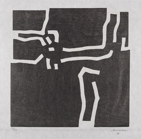 Eduardo Chillida - Woodcut