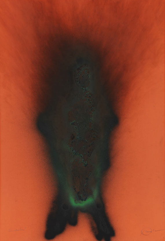 Otto Piene - Gouache