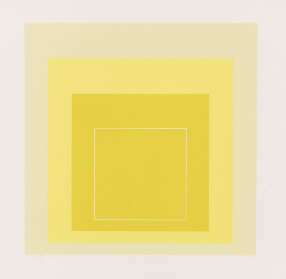 Josef Albers - Lithograph in colors