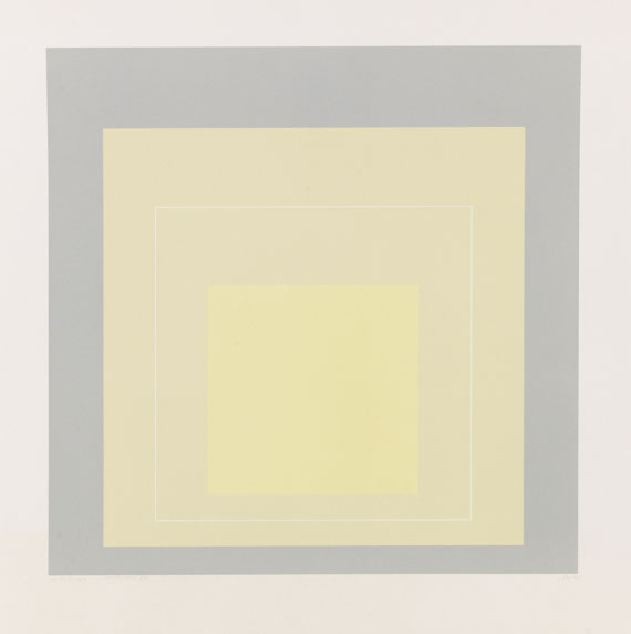 Josef Albers - Lithograph in colors