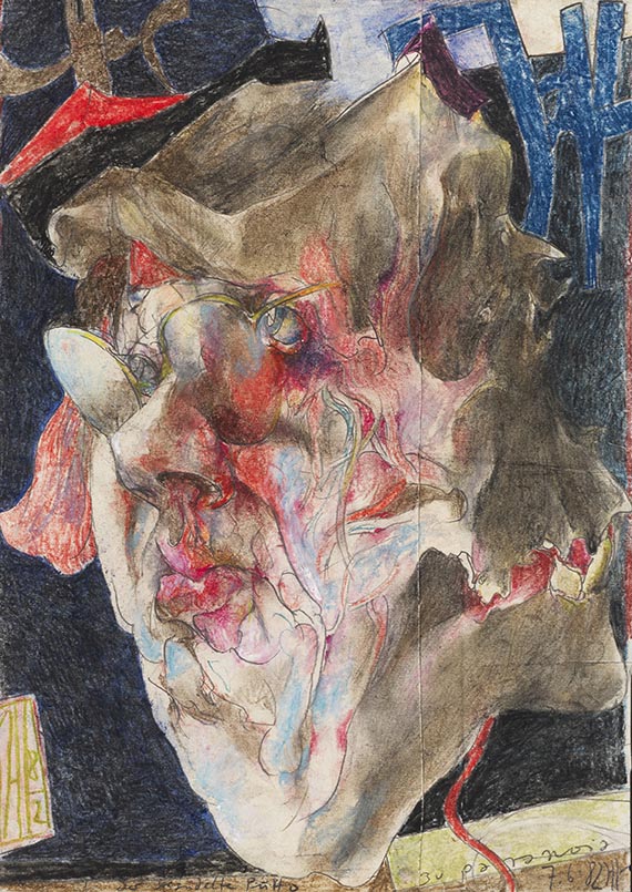 Janssen, Horst - Selbst zu Paranoia. Der besudelte Putto