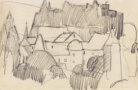 Hermann Stenner - Pencil drawing