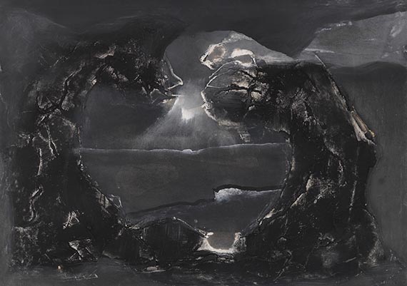 Fritz Winter - Mixed media