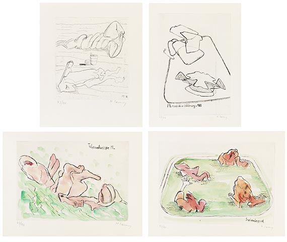 Maria Lassnig - Etching
