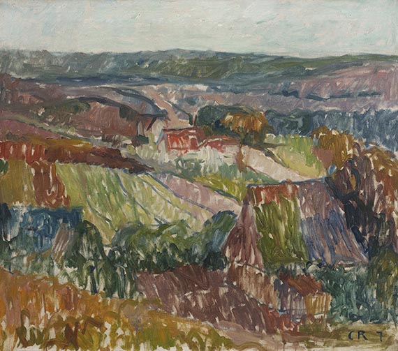 Rohlfs, Christian - Landschaft bei Hetschburg