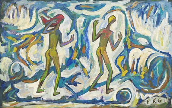 Friedrich Karl Gotsch - Oil on canvas