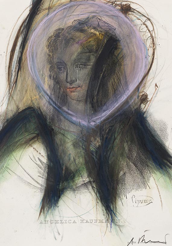 Arnulf Rainer - Mixed media