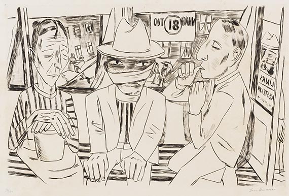 Max Beckmann - Drypoint