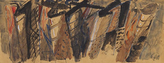 Markus Lüpertz - Gouache