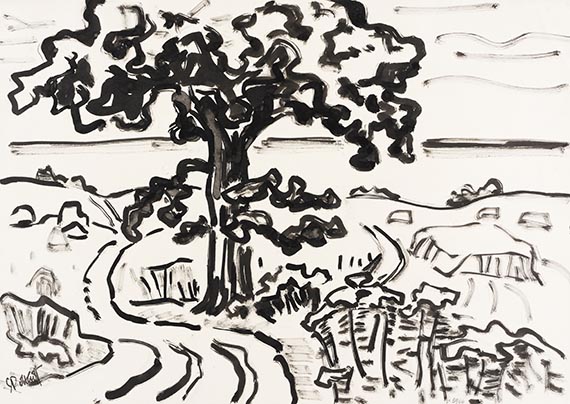 Karl Schmidt-Rottluff - India Ink