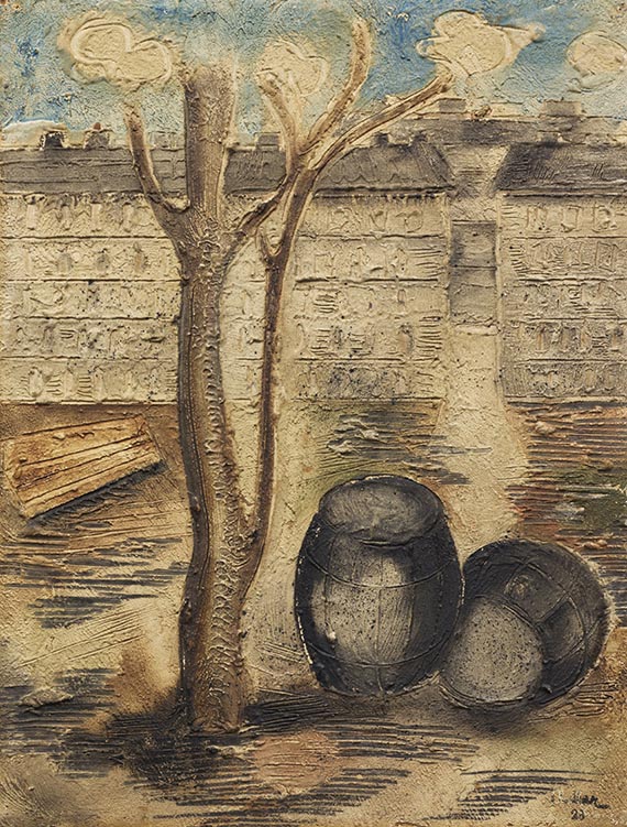 Jankel Adler - Mixed media