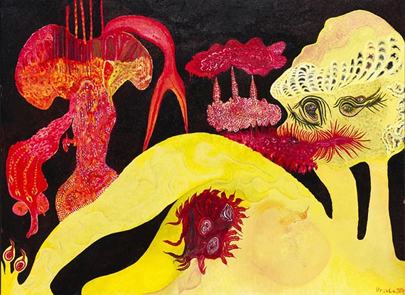 Ursula Schultze-Bluhm - Oil on canvas