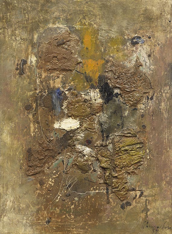 Emil Schumacher - Mixed media