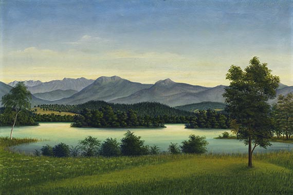 Georg Schrimpf - Oil on canvas