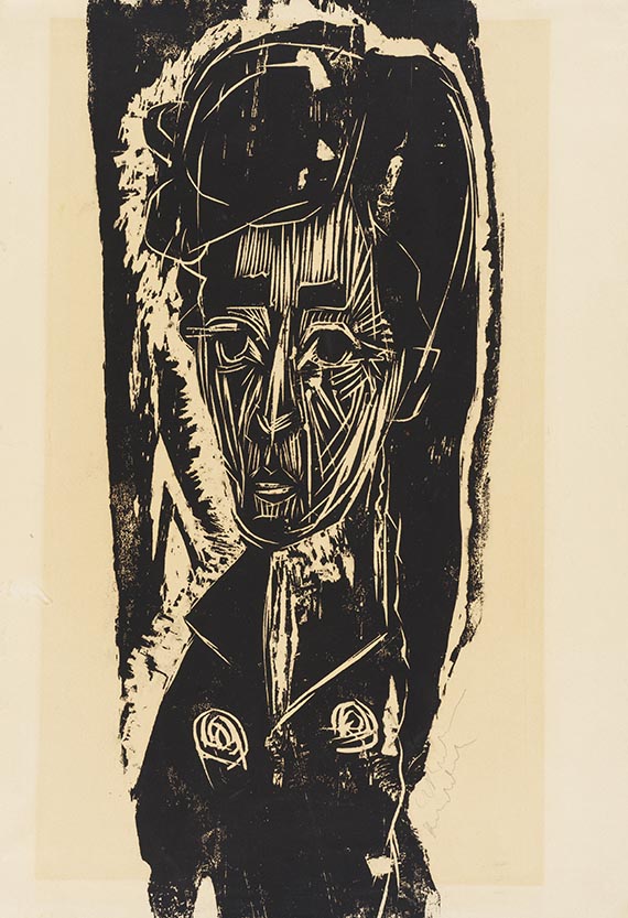 Ernst Ludwig Kirchner - Woodcut