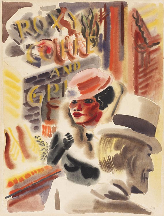 George Grosz - Watercolor
