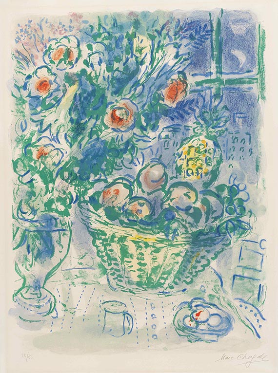 Chagall, Marc - Corbeille de Fruits et Ananas