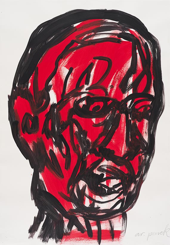Penck (d.i. Ralf Winkler), A. R. - Gouache