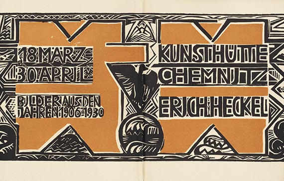 Heckel, Erich - Woodcut in colors