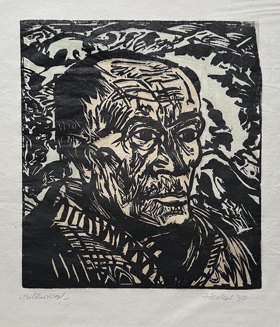 Heckel, Erich - Bildniskopf