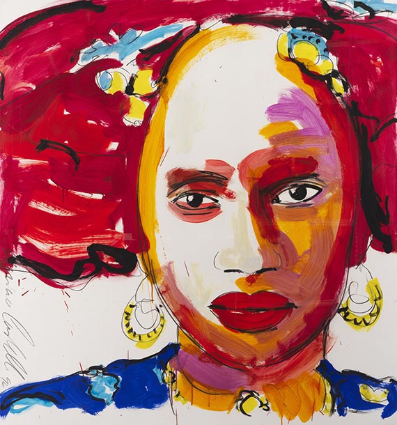 Castelli, Luciano - Oil on paper