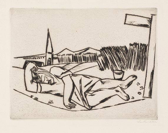 Beckmann, Max - Drypoint