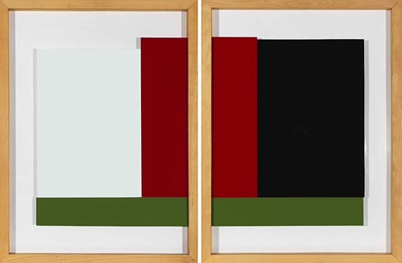 Rondo, Julio - Ohne Titel (Rot, Weiss, Schwarz, Grün) 2 Teile