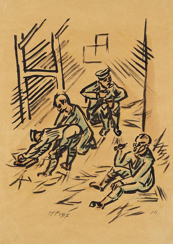 Pechstein, Hermann Max - Brush and India ink