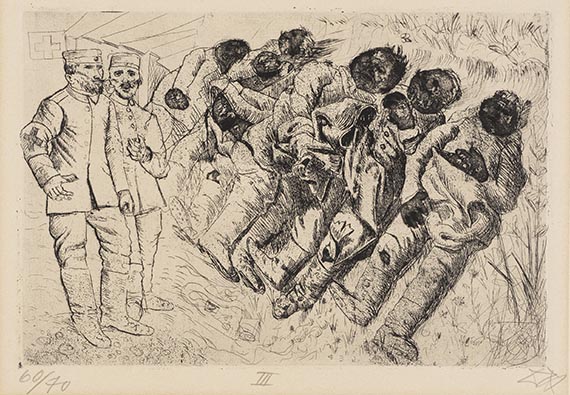 Dix, Otto - Gastote (Templeux-La-Fosse, August 1916)