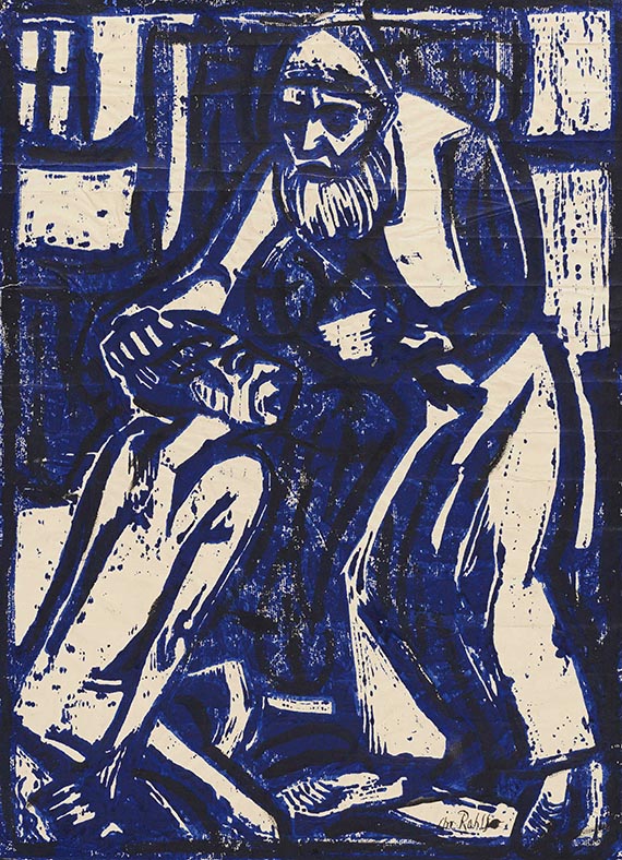 Rohlfs, Christian - Woodcut in colors