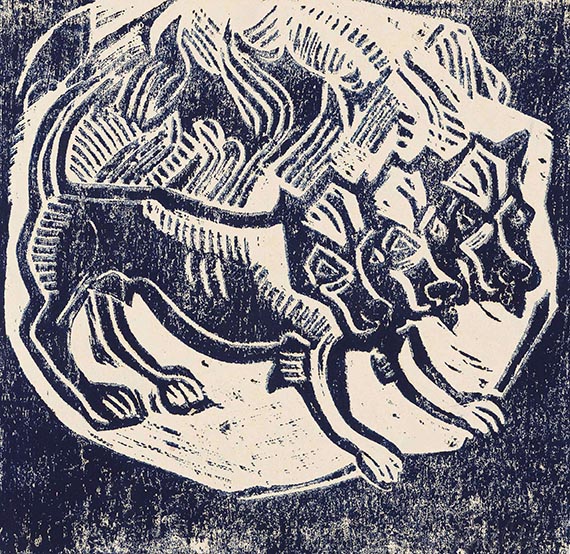 Rohlfs, Christian - Linocut in colors
