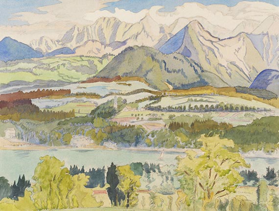 Heckel, Erich - Watercolor