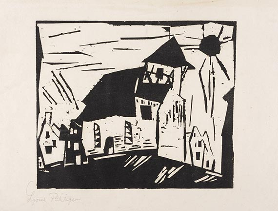 Feininger, Lyonel - Vollersroda (Kirche in Vollersroda)