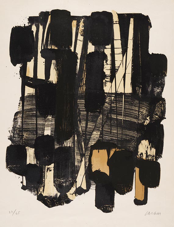 Soulages, Pierre - Lithographie No. 11