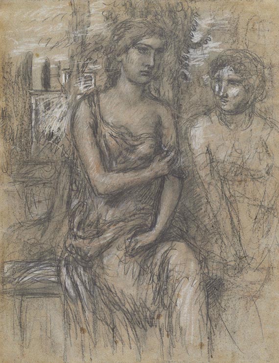 Marées, Hans von - Pencil drawing