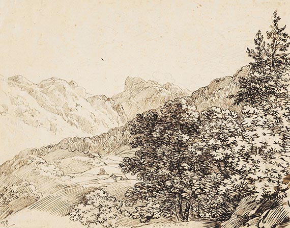 Dillis, Johann Georg von - Pencil drawing