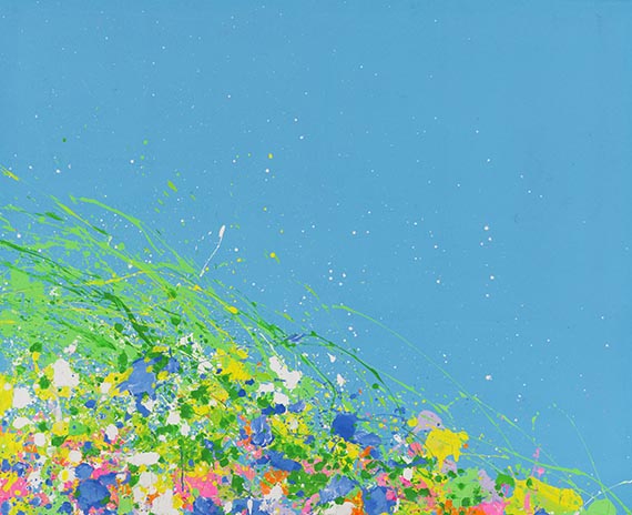 Walasse Ting - Acrylic on canvas