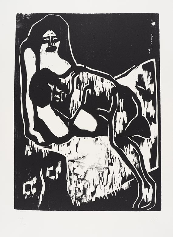 Schmidt-Rottluff, Karl - Woodcut