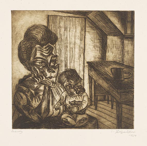 Felixmüller, Conrad - Drypoint