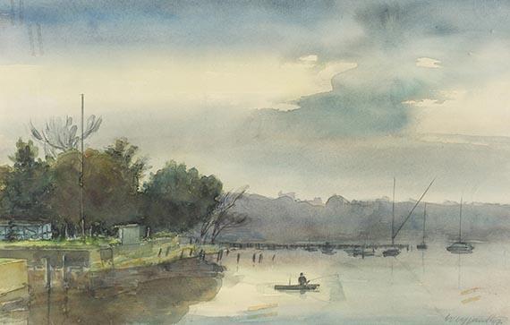 Weygandt, John H. - Watercolor on paper