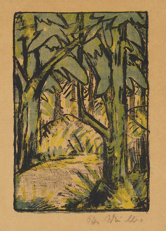 Mueller, Otto - Lithograph in colors