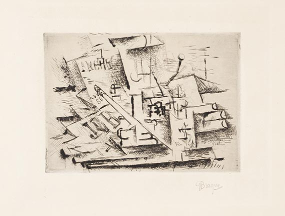 Georges Braque - Drypoint